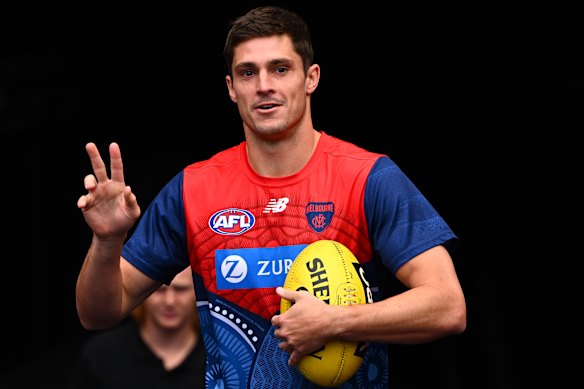 Jack Steele has slotted straight into Melbourne’s midifeld.