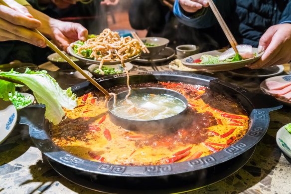 The hot pot  produces about 12,000 tons of waste oil each month in the Chinese city of Chengdu alone.