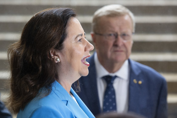 John Coates and Queensland Premier Annastacia Palaszczuk.