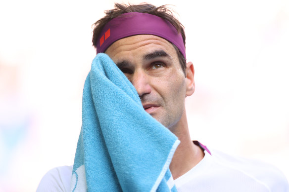 Swiss tennis legend Roger Federer.