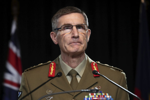 ADF Chief Angus Campbell.