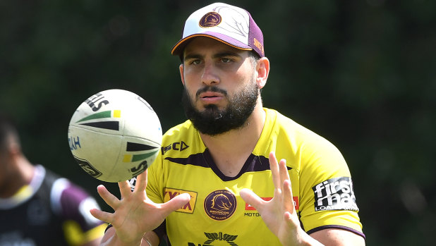 Ready to ride: Jack Bird could be unleashed in Broncos colours on Friday night.