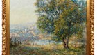 The Lime Tree (Yarra River from Kensington Road, South Yarra), 1917, by Frederick McCubbin carries a pre-sale estimate of $600,000 to $800,000 in Leonard Joel’s August 25 auction, A Private Collection of Important Australian Art. 