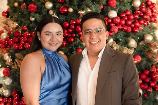 Nicole Reina and Senen Cruz.