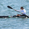 Carrington gives a paddling as Kiwi star completes kayak double