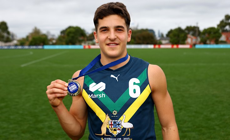 Meet the AFL prospect with the best kick in this year’s draft class