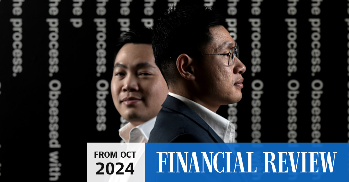 AFR Young Rich List 2024: Aengus and Dimitry Tran of Harrison.ai debut ...