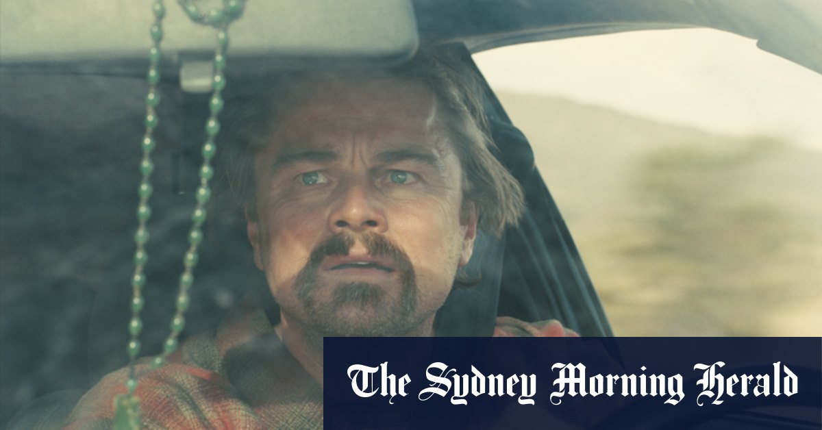 Leonardo DiCaprio plays ‘Ghetto Pat’ in a film that is like a reprise of his greatest hits