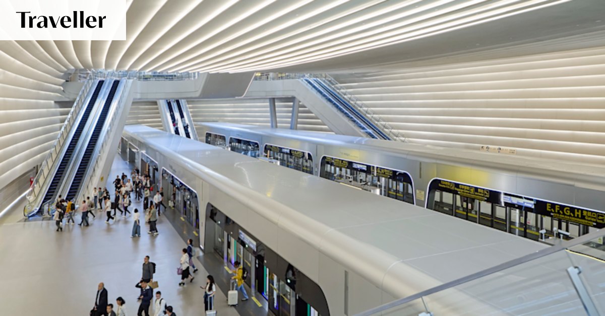 This new futuristic air hub is as mind-bending as the city itself