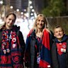 Bukurie Nazifovski and her family had to allow for an extra hour to make the game.