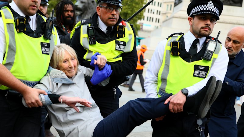 London police arrest dozens at protest against ban on Palestine Action