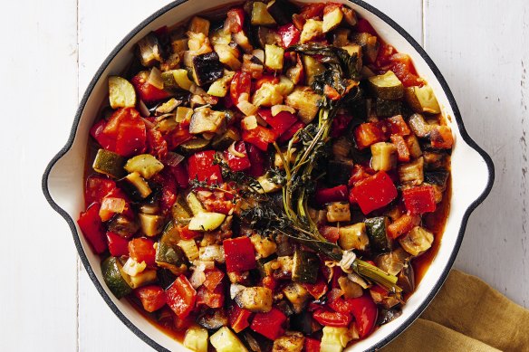 Serve ratatouille alongside grilled meat or with an egg and crusty bread.