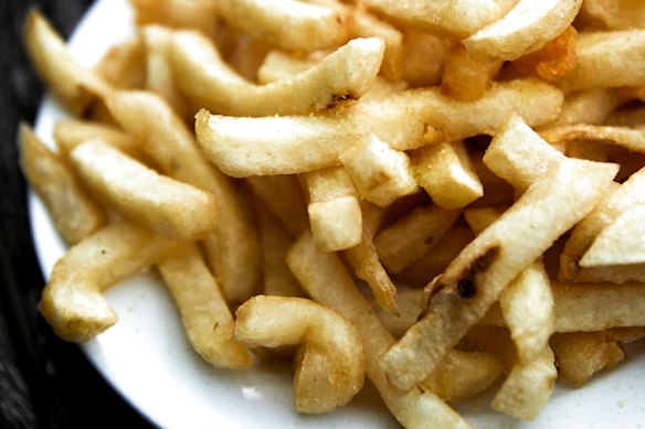 Hand-cut chips.