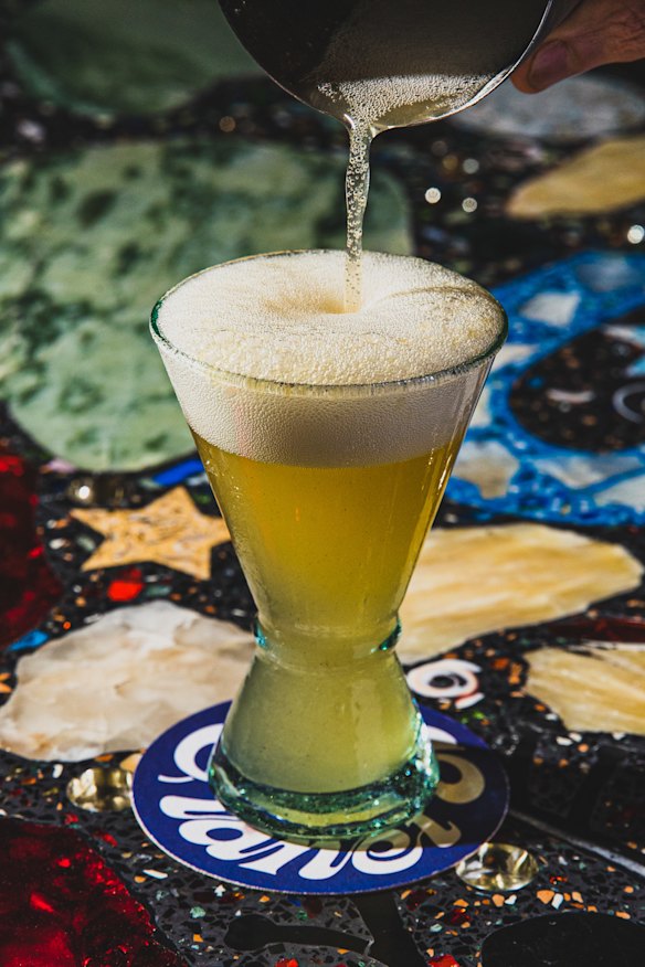 The Scorpino is a creative take on the Italian cocktail the sgroppino. 