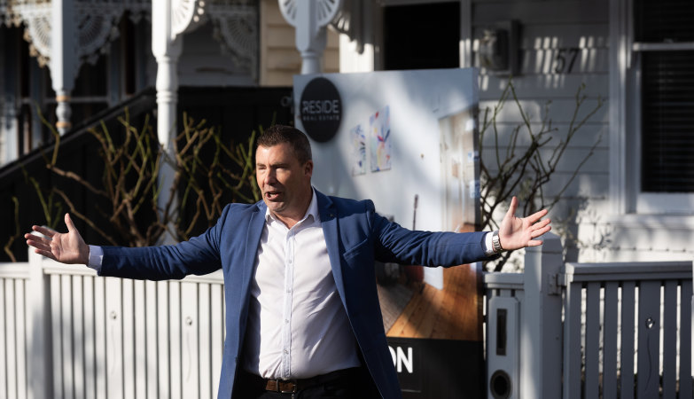 Newport home passes in as first-home-buyer nerves show at auction