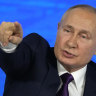 Putin’s annual marathon press conference mixes threats with optimism