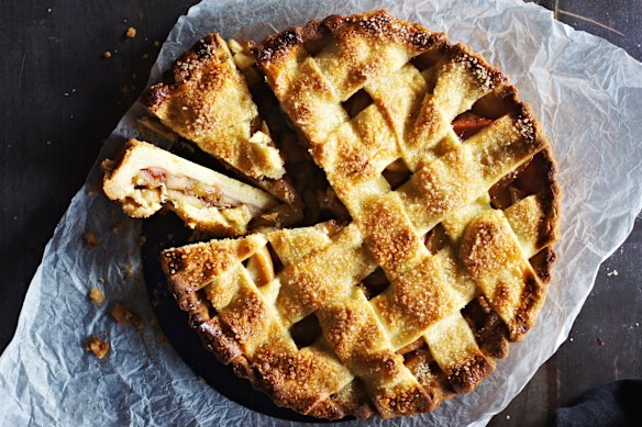 Sugar crunch pastry: Katrina’s apple and Earl Grey pie.