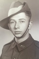 Gordon Maitland, a young soldier in World War Two.