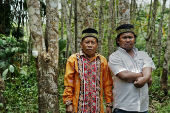 Jubaen and Menyu are elected cultural leaders, known as adat, of the Balik tribe.