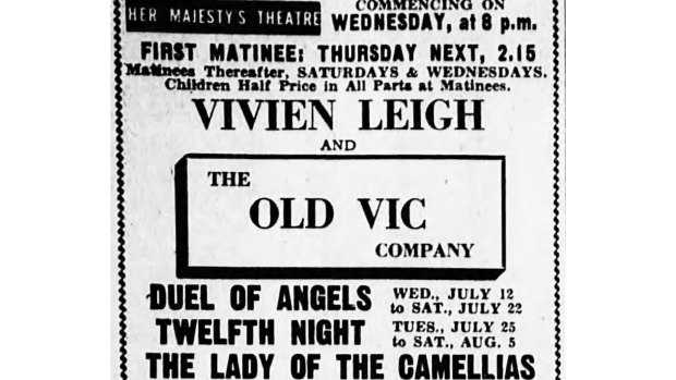 The Old Vic’s Melbourne season.