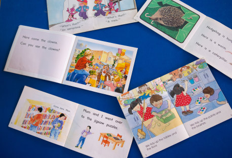 Predictable readers use repetition and pictures to help children read