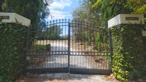 The gates of Mowbray remain after a 1930s mansion was knocked down in Toorak.