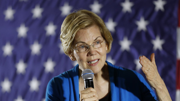 Democratic Senator Elizabeth Warren has risen in the polls in recent weeks.