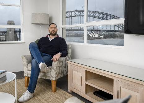 Gabriel Saranjinsky manages a number of holiday rentals across Sydney.