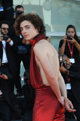 Actor Timothée Chalamet’s outrageous suits are loved by McPhee-Browne. 