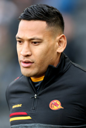 Israel Folau wants to return to the NRL via the Dragons.