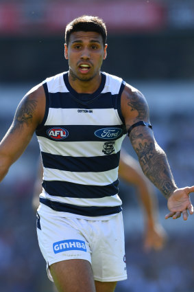 Bronzed off: Geelong's Tim Kelly finished in third place.