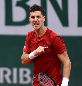 Thanasi Kokkinakis won an epic five-set battle with fellow Australian Alexei Popyrin.