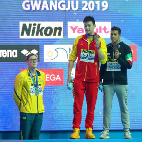 Mack Horton made headlines with his podium protest against Sun Yang at the world championships in 2019 in South Korea.
