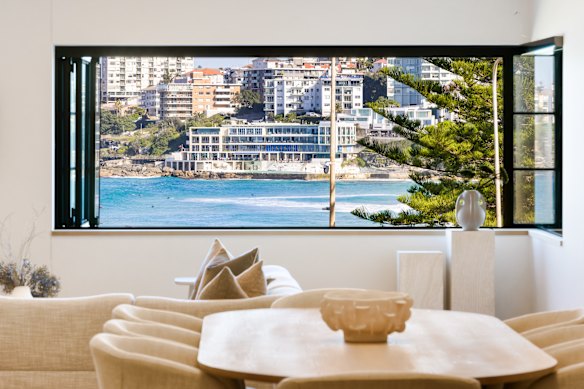 Cosmetic surgeon Dr Anoop Rastogi and wife Joye have put their refreshed Bondi Beach pad with stunning views on the market.