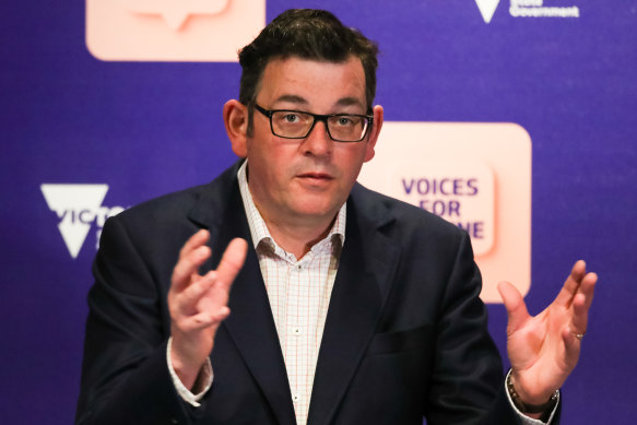 Victorian Premier Daniel Andrews.