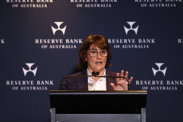 Reserve Bank governor Michele Bullock