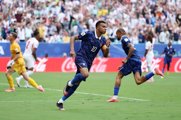 Kylian Mbappe scores for France in the thrilling third-place play-off against England at the soccer World Cup.
