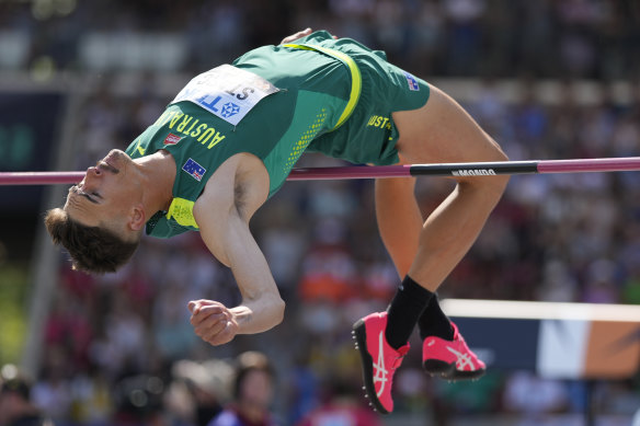 Brandon Starc qualified for the men’s high jump final on Wednesday morning (AEST).