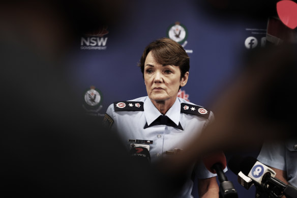 NSW Police Commissioner Karen Webb.