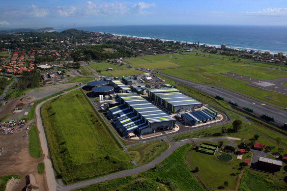 The Gold Coast Desalination Plant in Bilinga.