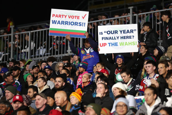 The Warriors’ faithful have been right behind their team throughout a thrilling NRL campaign.