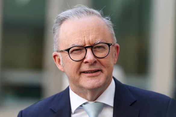 Primeiro -ministro Anthony Albanese na quinta -feira.