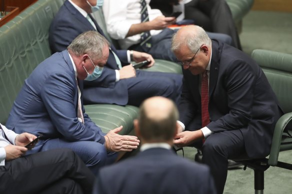 Mr Morrison is keen to deflect questions away from the government’s emissions plan and put pressure on Labor, even though Labor is in opposition. Mr Morrison’s government is yet to reveal the detail of its net zero plan. 