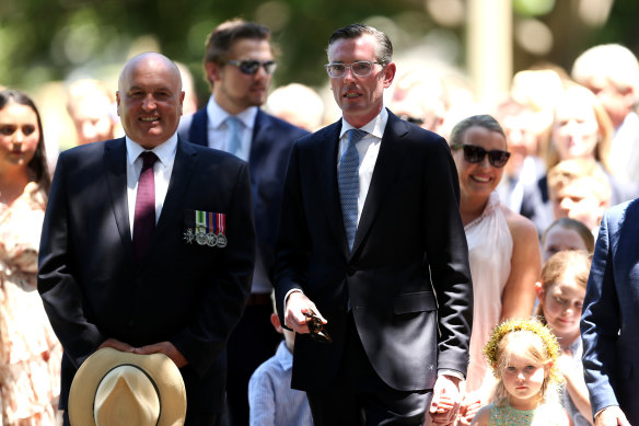 NSW Premier Dominic Perrottet on Tuesday.