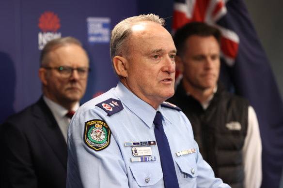 Deputy Police Commissioner Peter Thurtell will act in Webb’s role until her replacement is found.