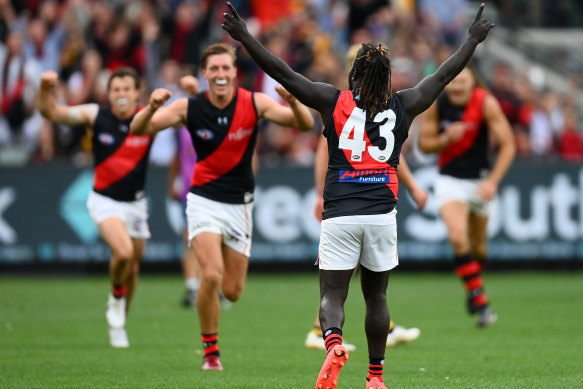 The crowd was thrilled by the return of Anthony McDonald-Tipungwuti