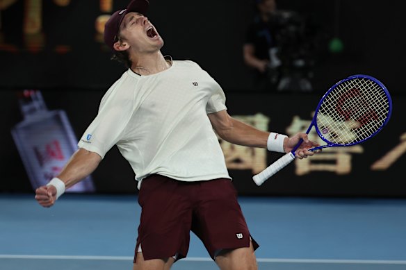 De Minaur has made at least the fourth round at the Australian for five straight years.