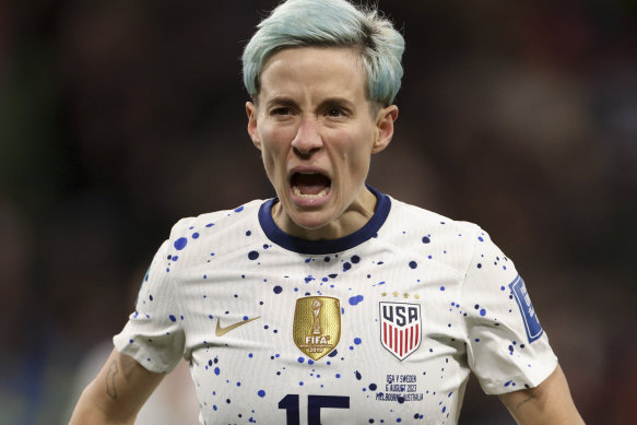 Megan Rapinoe commands the squad.