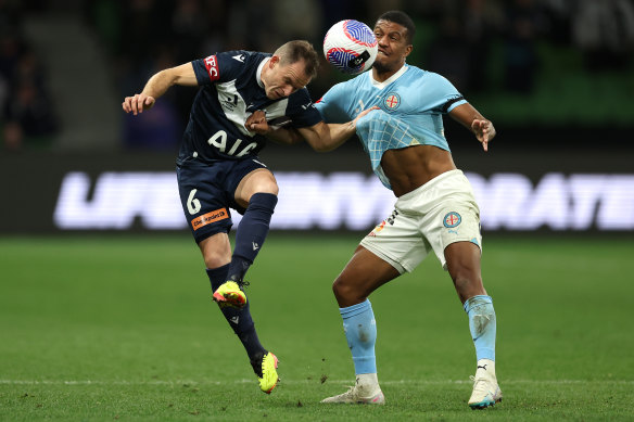 Leigh Broxham goes head-to-head with Leo Natel. Broxham’s Victory career will continue for at least another week.