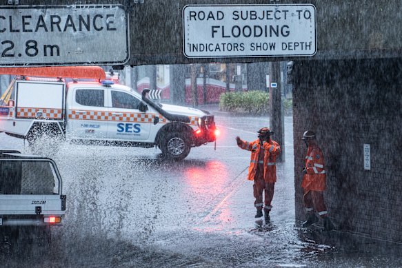 Inner Melbourne received 12 millimetres of rain in the half hour to 3pm.